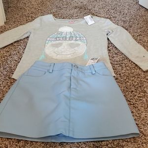 Skirt & Shirt Set